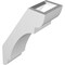Ekena Millwork 3-in. W x 6-in. D x 10-in. H Olympic Architectural Grade PVC Knee Brace BRCP03X06X10OLY - alternate 4